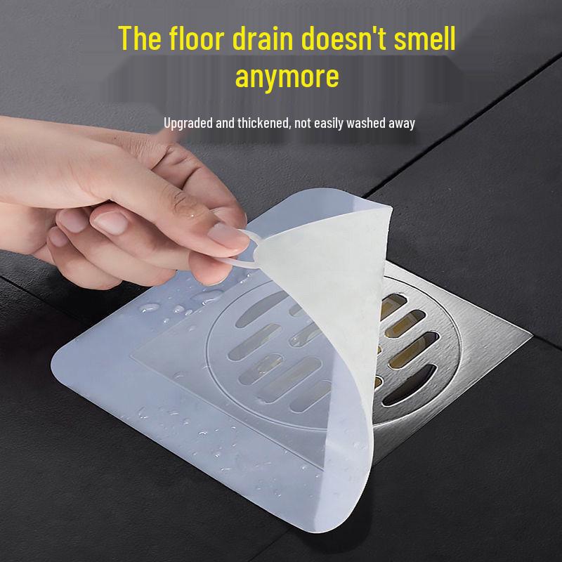 Bodenablaufabdeckung aus Silikon: Geruchsblocker, Rücklaufsperre & Insektensicher für Badezimmer, Toilette und Küche.