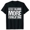 Forklift Operator Driver Truck Graphic T-shirts WoFashion Casual Tshirt 100% Cotton Loose Oversized T Shirt