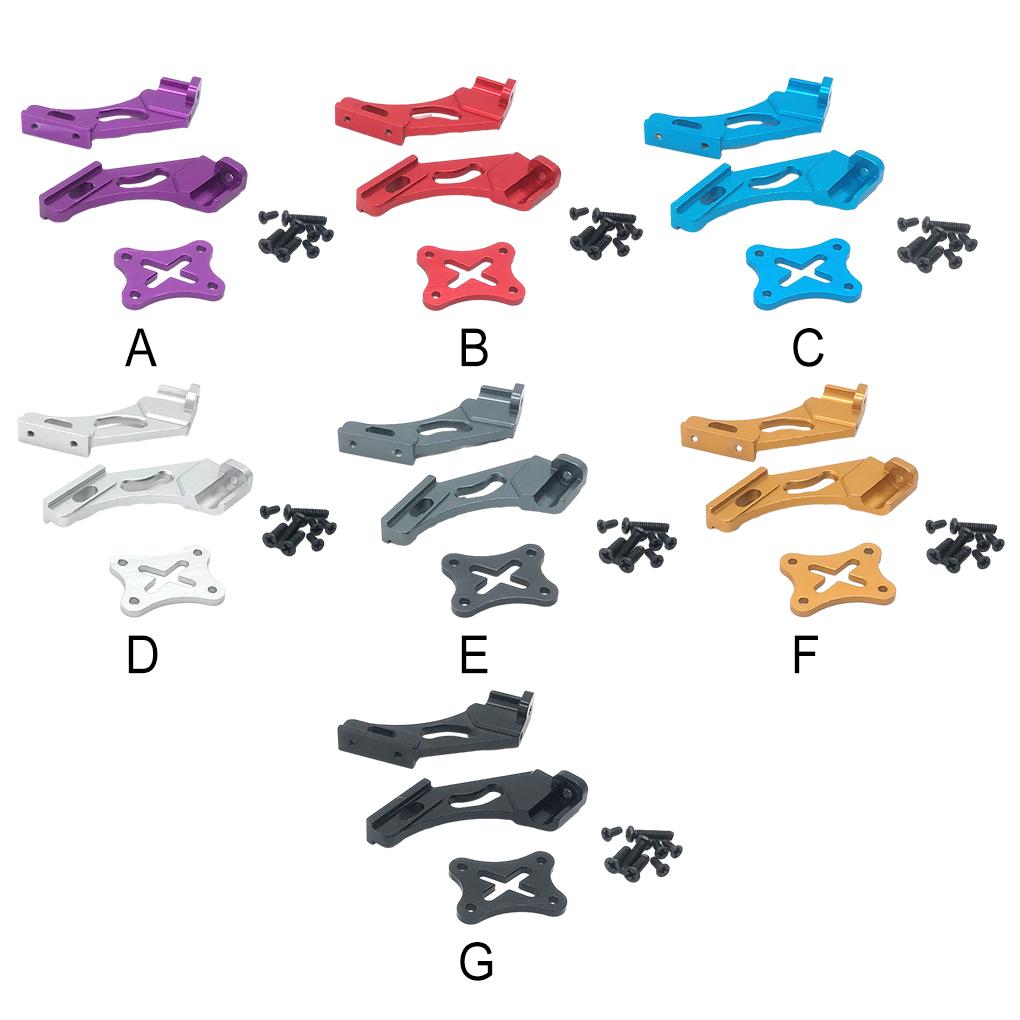 RCGOFOLLOW 2pieces Aluminum Alloy High Speed Tail Wing For 1/14 Rc Tail Wing 144001 RC Car Part RC Car Accessories