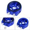 Racing M20X1.5 3/4-16 1/8 NPT Aluminiu Indicator de presiune ulei Filtru de ulei Sandwich Adaptor Accesorii auto