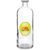 Glass Bottle with Cork for Lemonade, Liqueur, Wine, Juice, Water 1L
