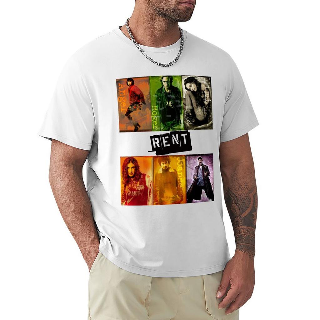 Rent the Musical TShirt Fashion Print Casual Short Sleeve