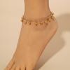 Rhinestone Foot Ornaments, Adjustable Anklet, Crystal Double Heart-shaped Anklet