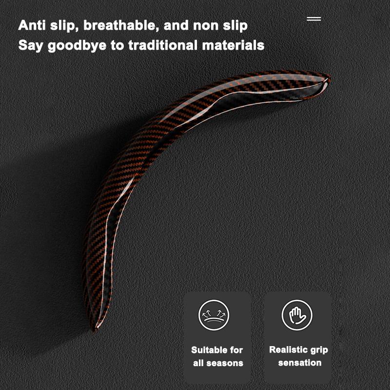 2pcs Car Anti-slip Steering Wheel Cover For BMW M Power E46 E39 E60 E90 E91 E36 E87 F10 F20 F30 X1 X2 X3 X4 X5 X7 M2 M3 M4 M5