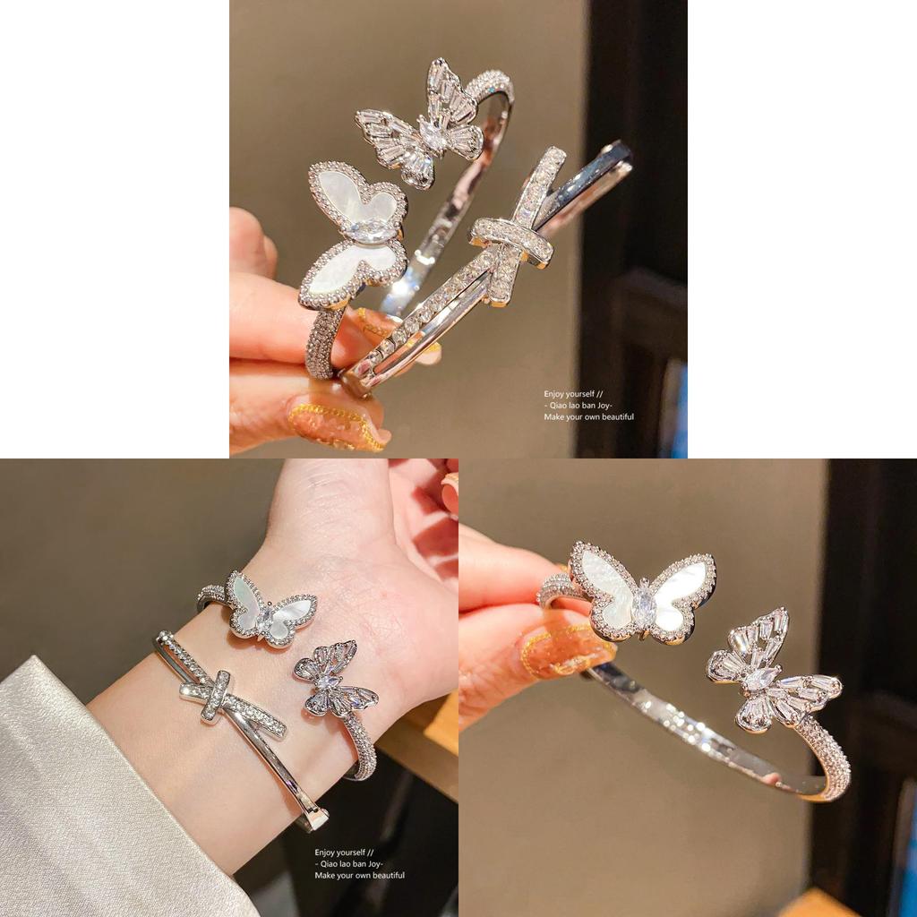 Minimalist Cross Bangle Bracelet With Rhinestone Accents For Elegant Daily Wear
