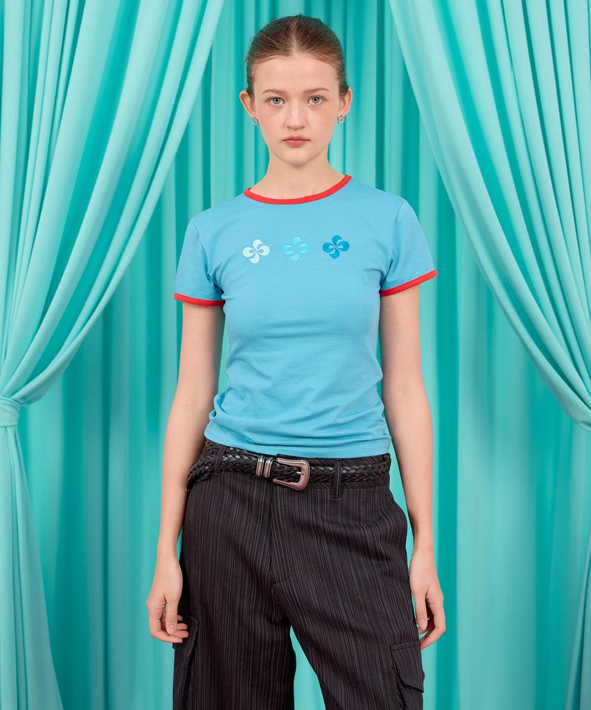 HERETIC Crescendo Ringer T-Shirt / Blue