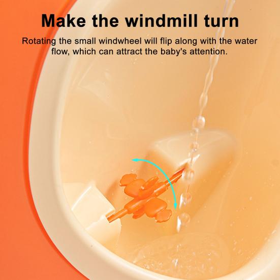 Boy Urinal Potty Detachable Design Carrot Shape Interactive Learning Toddler Training