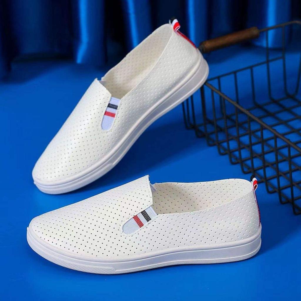 Nurse shoes soft-soled breathable summer not tired feet spring and autumn white flat-soled healthcare workers work shoes