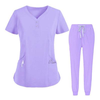 2024 New Nurse Matte Jogging Set Doctor Hospital Medical Uniform
