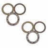 6PCS Wood Material Guitar Sound Hole Inlay Classical Guitar Inlay  DIY Projects