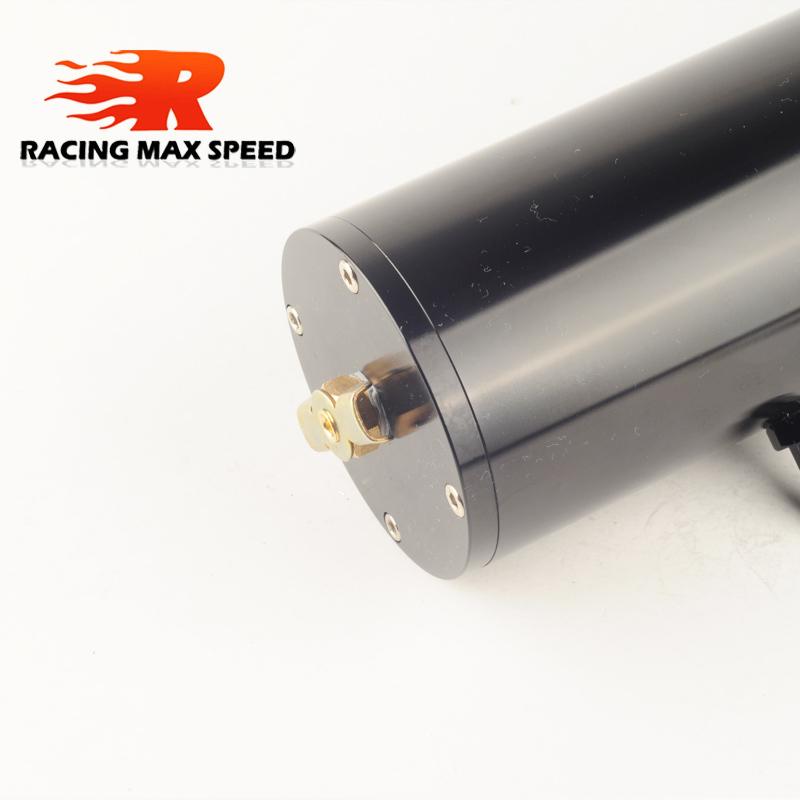 Universal 0.5L Brushed Baffled Oil Catch Tank Can with Breather Filter Aluminum 9MM 10AN Round Can Oil Catch Can