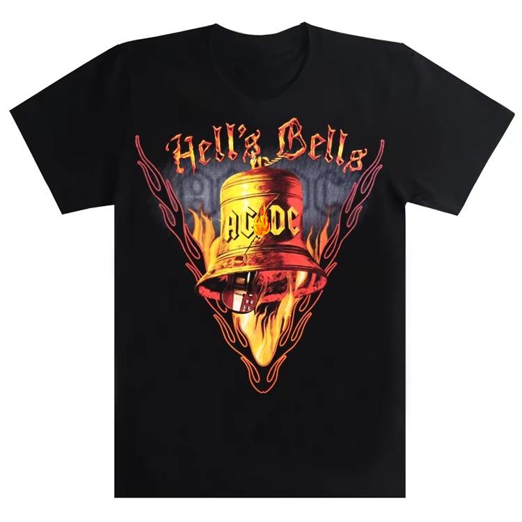 

Rock Paradise Rock Band ACDC Fashion Brand T-shirt Men s Cotton Short Sleeve T-shirt Size S-4xl 100% Cotton T-shirt High Quality 4XL
