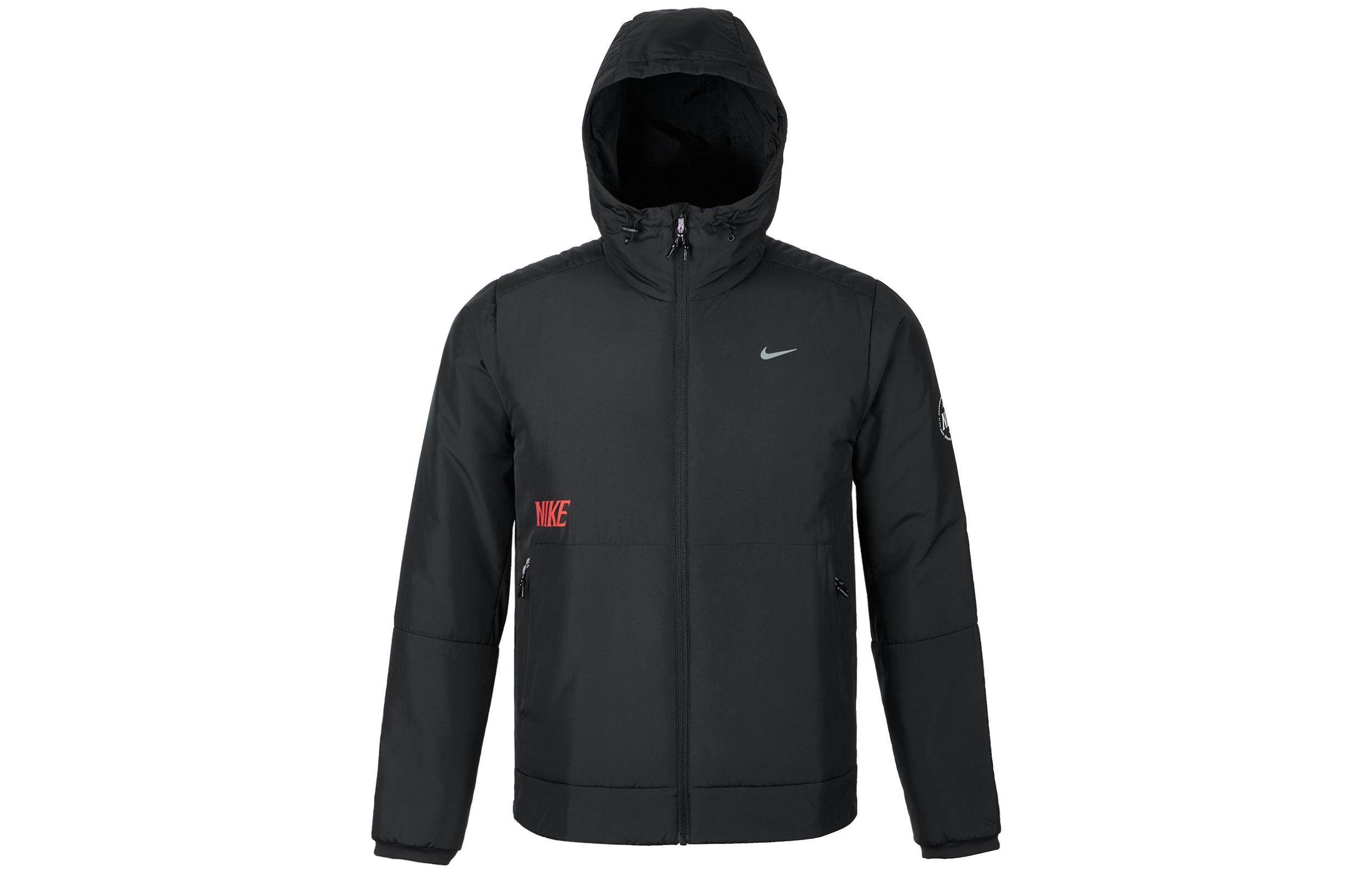 Nike Puffer Jackets Men s Black Hooded Moderate IQ3715-010 XL