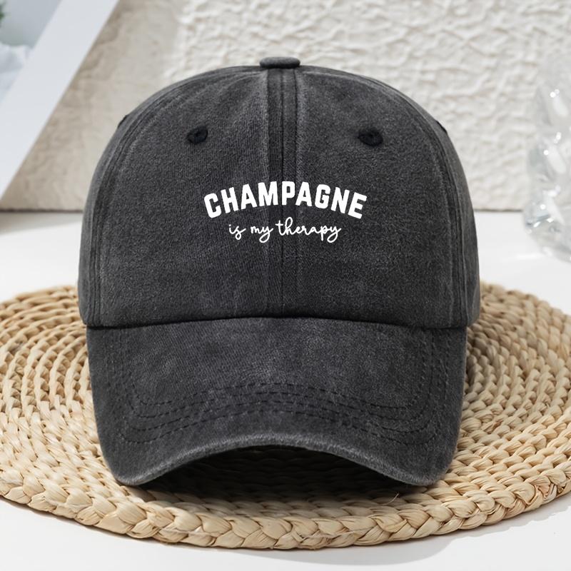 Letter Print Women s Baseball Cap Spring and Summer Versatile Retro Soft Top Baseball Cap Dad Hat Distressed Washed Hat чёрный