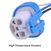 9007 9004 HB1 HB5 High Temperature Ceramic Male Wire Harness Extension Socket
