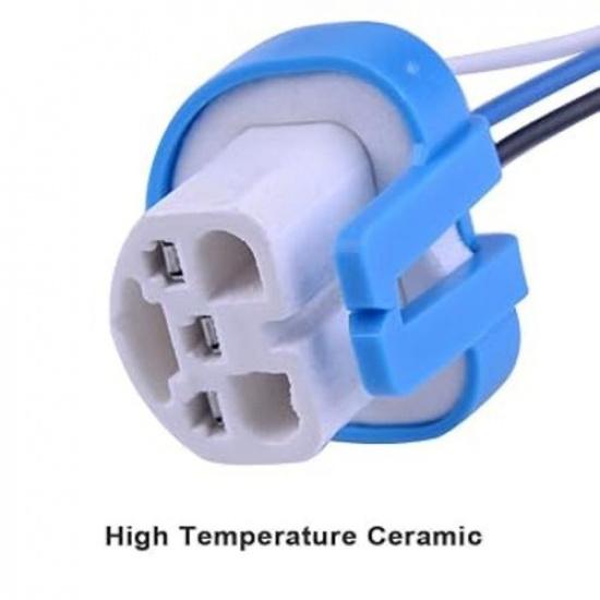9007 9004 HB1 HB5 High Temperature Ceramic Male Wire Harness Extension Socket