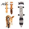 Jouets pour Animaux Jouets Actifs Jouet pour Chien Animal Froissé, Renard Raccoon Peluche Siffleur à Mâcher Jouets Durables Écureuil Jouet de Dentition pour Chiots Petits Moyens et Grands
