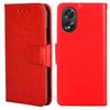 For OPPO A38 4G/A18 4G Case Anti-scratch TPU+PU Leather Wallet Stand Cell Phone Cover