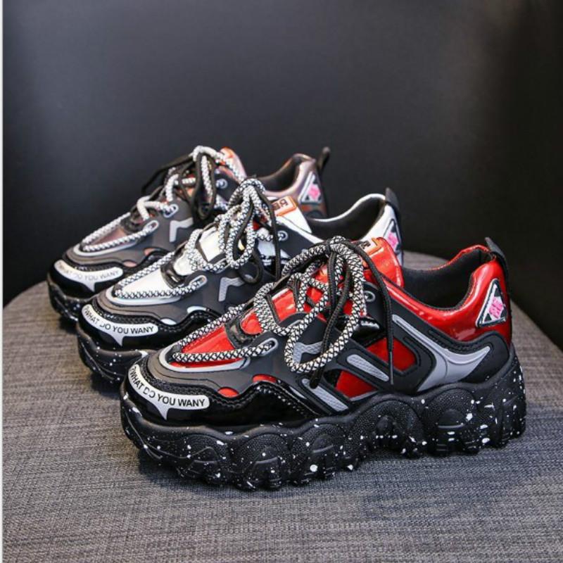 Sneakers Plataforma Plata Mujer Encaje Zapatos Casuales Marca Mujer  Zapatillas Deportivas Old Dad Shoes comprar a buen precio — entrega  gratuita, reseñas reales con fotos — Joom