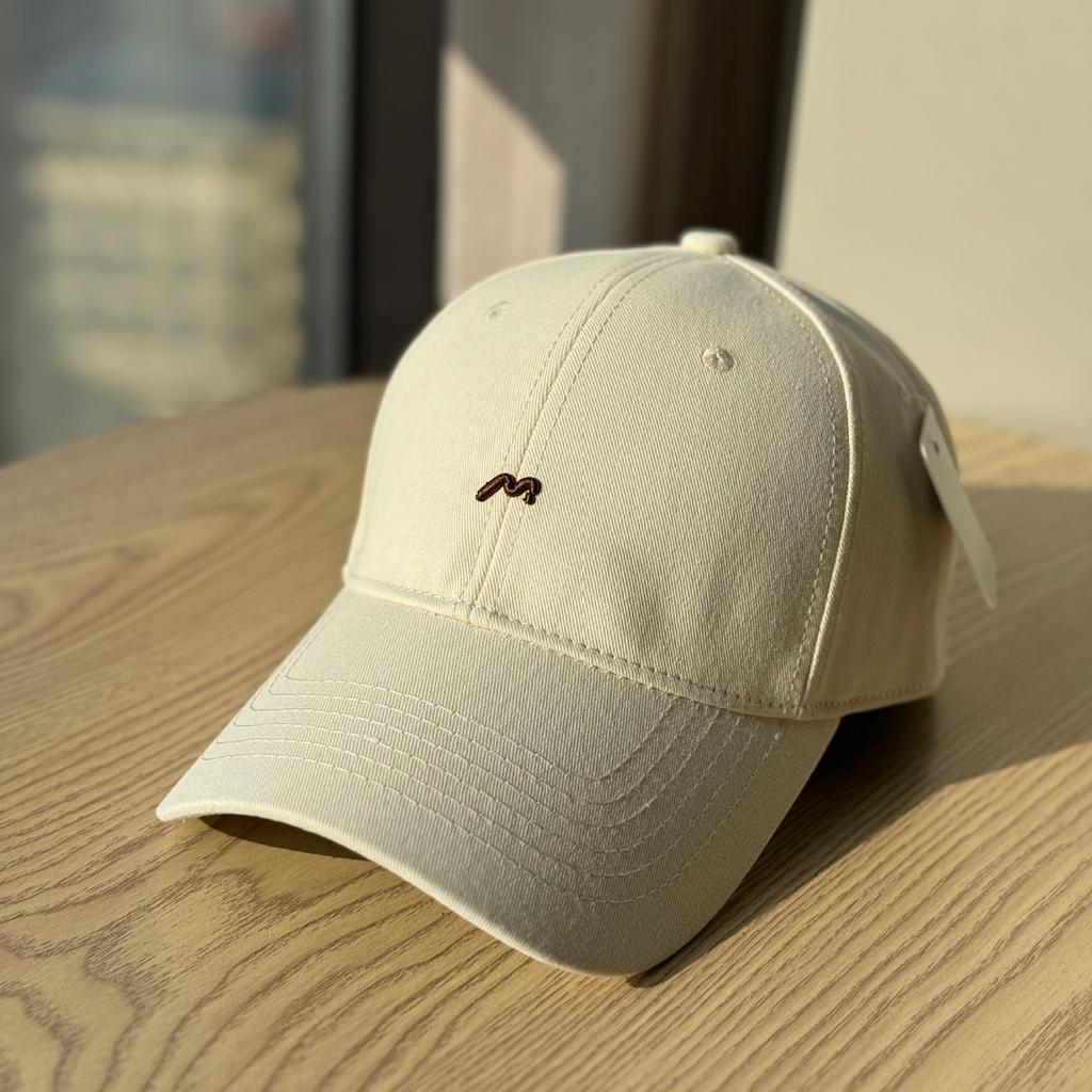 Korean-style new simple letter-embroidered hard-top baseball cap for women, fashionable and versatile street-style trendy sun-shading cap