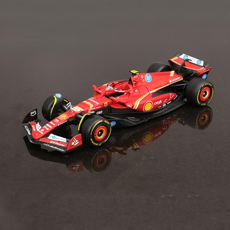 1:43 Scale 2024 Ferrari SF24 F1 Car Featuring Diecast Models of Racing Vehicles Numbered 16 And 55 for Collectors