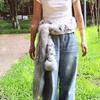 Super Soft Soft Plush Belt Fluffy Plush Waist Chain Hiphop Jeans Belt  Street Dance Accessory