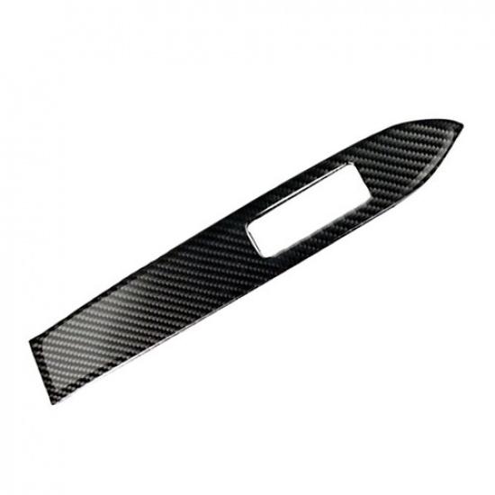 Fit For Ford Mustang 2015- Carbon Fiber Interior Dashboard Panel Cover Trim