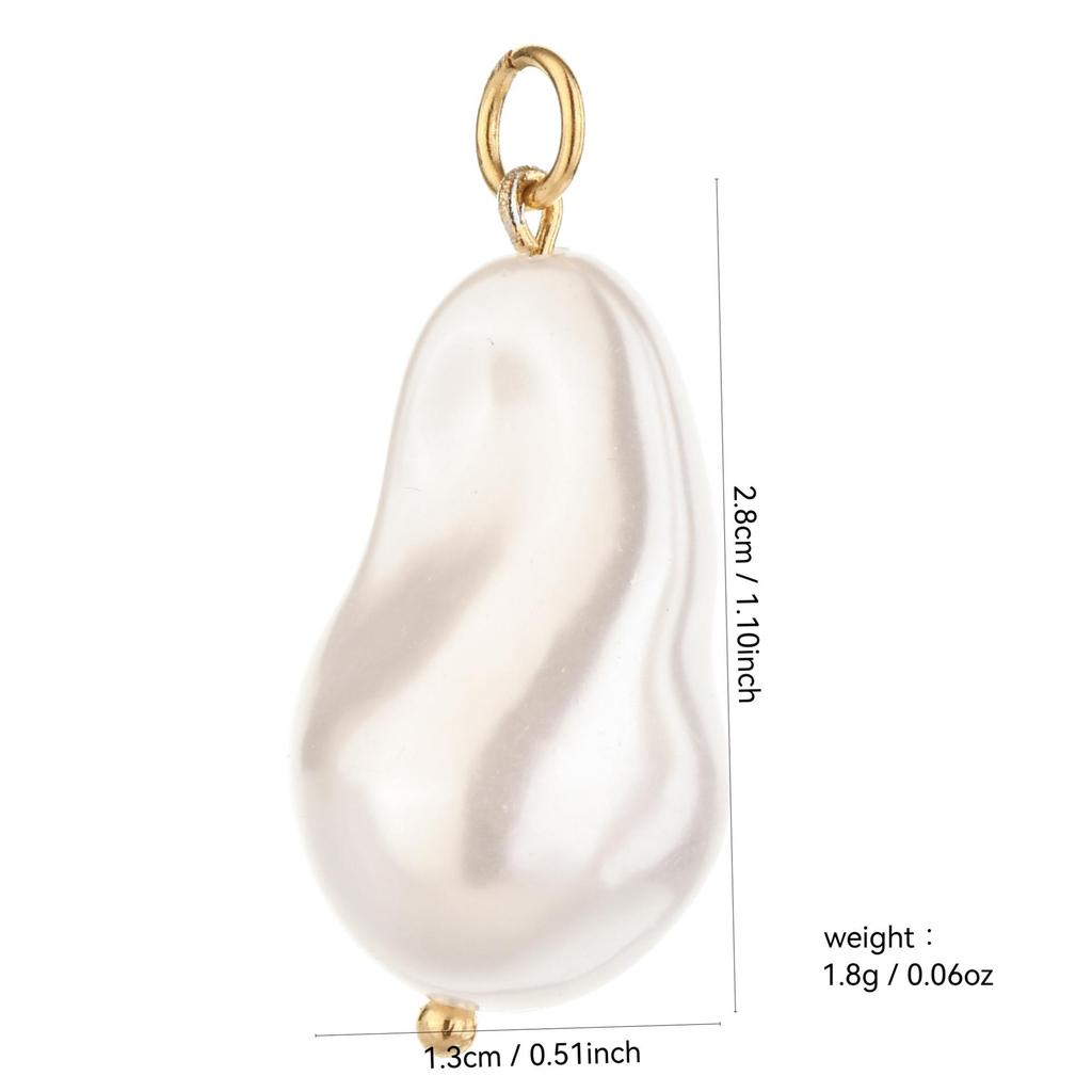 Multi-Stone Ceramic Faux Pearl Cat's Eye Beaded DIY Earrings Pendant