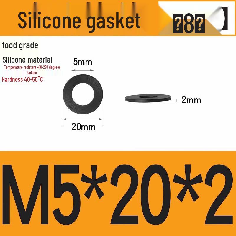 Silicone High-Temp Waterproof Gasket & Shock Absorbing Seal Pad