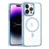 Applicable to iPhone16ProMax bright magnetic mobile phone case Apple 15plus high-transparency metal lens case