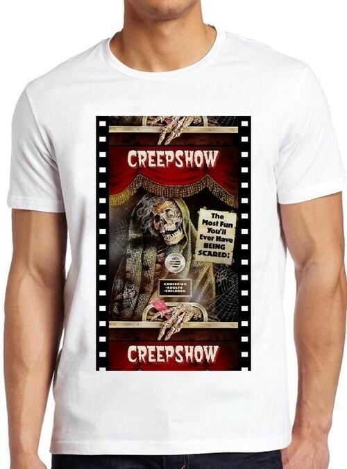 Creep Show Black Comedy Horror 80s Halloween Skull Funny Tee T Shirt M26 S