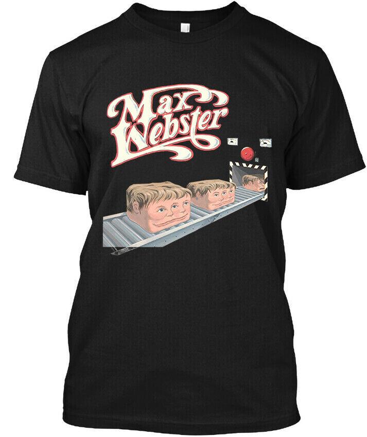 

NEW Max Webster Canadian Hard Music Graphic Retro Vintage Logo T-SHIRT S-5XL Unisex T-Shirt XXL