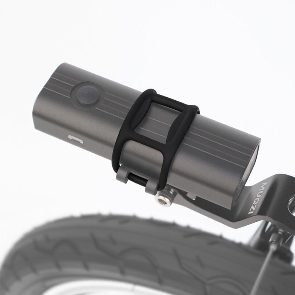 15PCS Wear-resistant Handlebar Light Strap Silicone Bike Flashlight Strap  Cycling