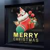 Christmas Snowman Socks New Year's Day Glass Door Window Decoration Shopping Mall Store Layout Static Wall Stickers
