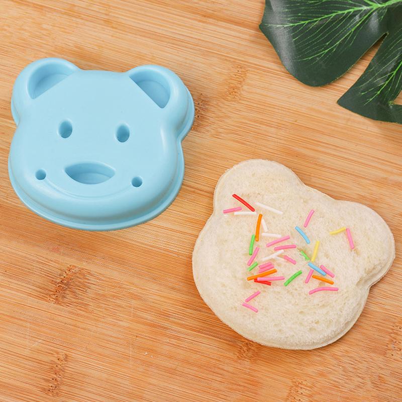 3pcs Sandwich Mold Cutter Bear Rabbit Cat Car Shape Bread Toast Cutter DIY Bento Box Mold for Kids Lunch Creative Food Shaper Kitchen Tools