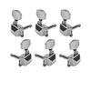 Gold Semi-Closed Folk Wooden Guitar Tuning Pegs with Square Head String Winders