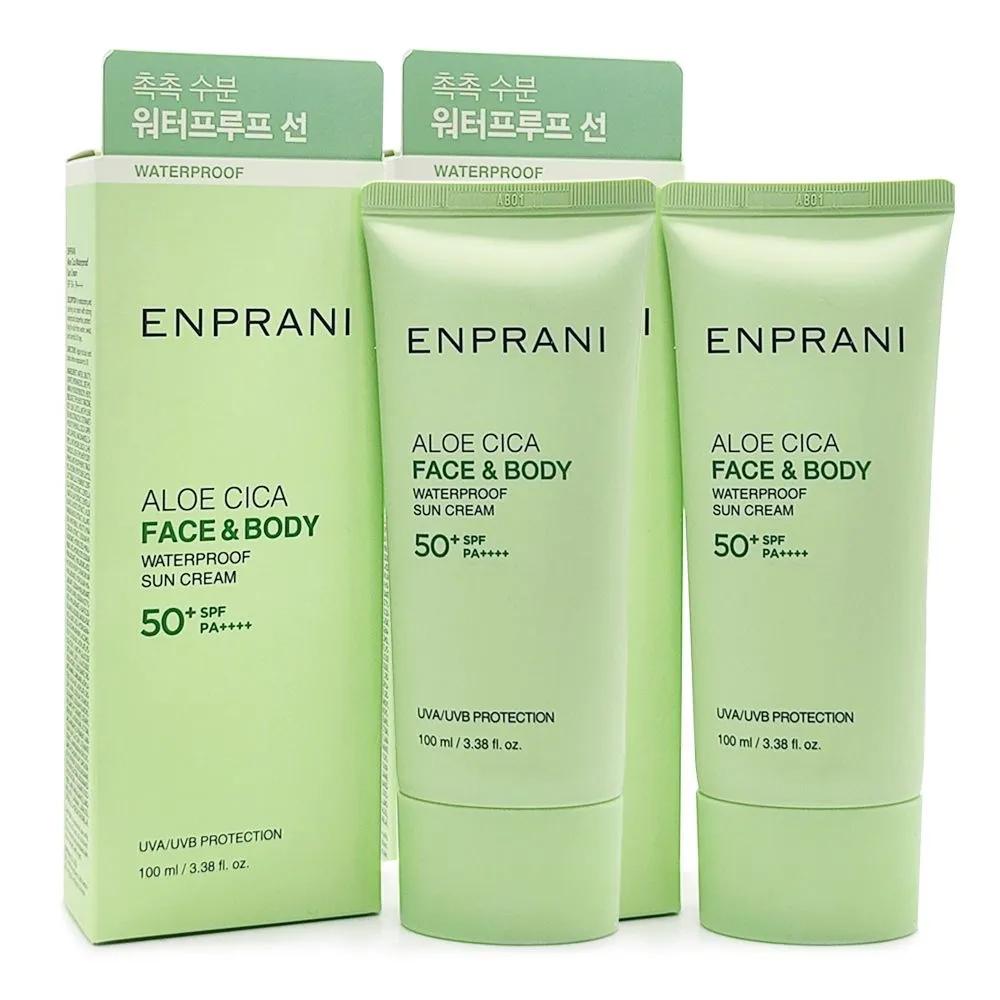 ENPRANI Aloe Cica Waterproof Sun Cream 100ml+100ml