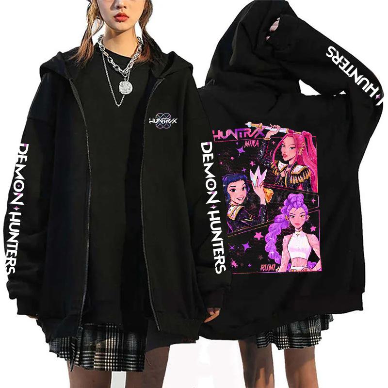 

Unisex Hoodies KPop Demon Hunters Tops Coat Casual Toddle Sweatshirt Spring Autumn XS