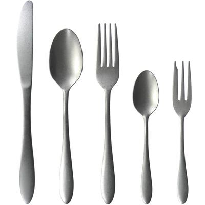 Nagao Tsubamesanjo Tafelbesteck-Set, hergestellt in Japan, 5-teilig, gealtert,