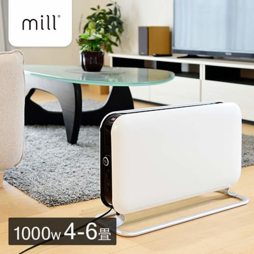 Mill Competition Panel Heater (Temperature Control Function) (Concrete House ~ 6 Tatami / Wooden House ~ 4 Tatami) (Off Timer Up to 24 Hours) (Blower