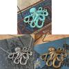 Fashion Octopus Pendant Necklace With Cross Chain For Men And Women