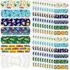 60 Pieces/Set Cartoon Boy Plaster Band Aid Kawaii Wound Patch Finger Skin Dressing Strip Emergency Treatment Adhesive Bandage