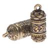 Ottone Buddha Guanyin Sutra Ciondolo Ciondolo Portachiavi Portapillole Custodia per medicinali