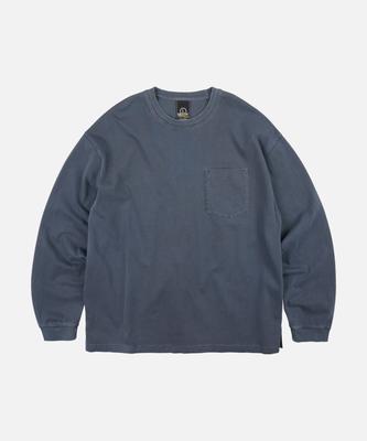 FRIZMWORKS Pigment Pocket Long Sleeve Tee _ Blue