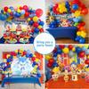Karneval Zirkus Luftballon Girlande Bogen Set Rot Blau Gelb Konfetti Ballon Stern Folienballon Spielzeug Party Geburtstag Dekoration Regenbogen