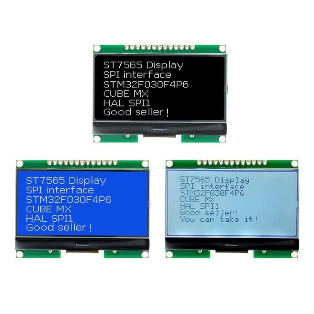

Китайський шрифтовий матричний екран DIYUSER Lcd12864 3 типи РК-модуль дисплея чорний