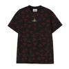 Vivienne Westwood 3i01000s J0079 N303 Orb Of Logo Monogram Mens Short Sleeve Tee