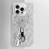 Cool Spider Pattern Electroplate pro IPhone 16 15 14 13 12 11 Pro Max Nárazuvzdorný zadní kryt