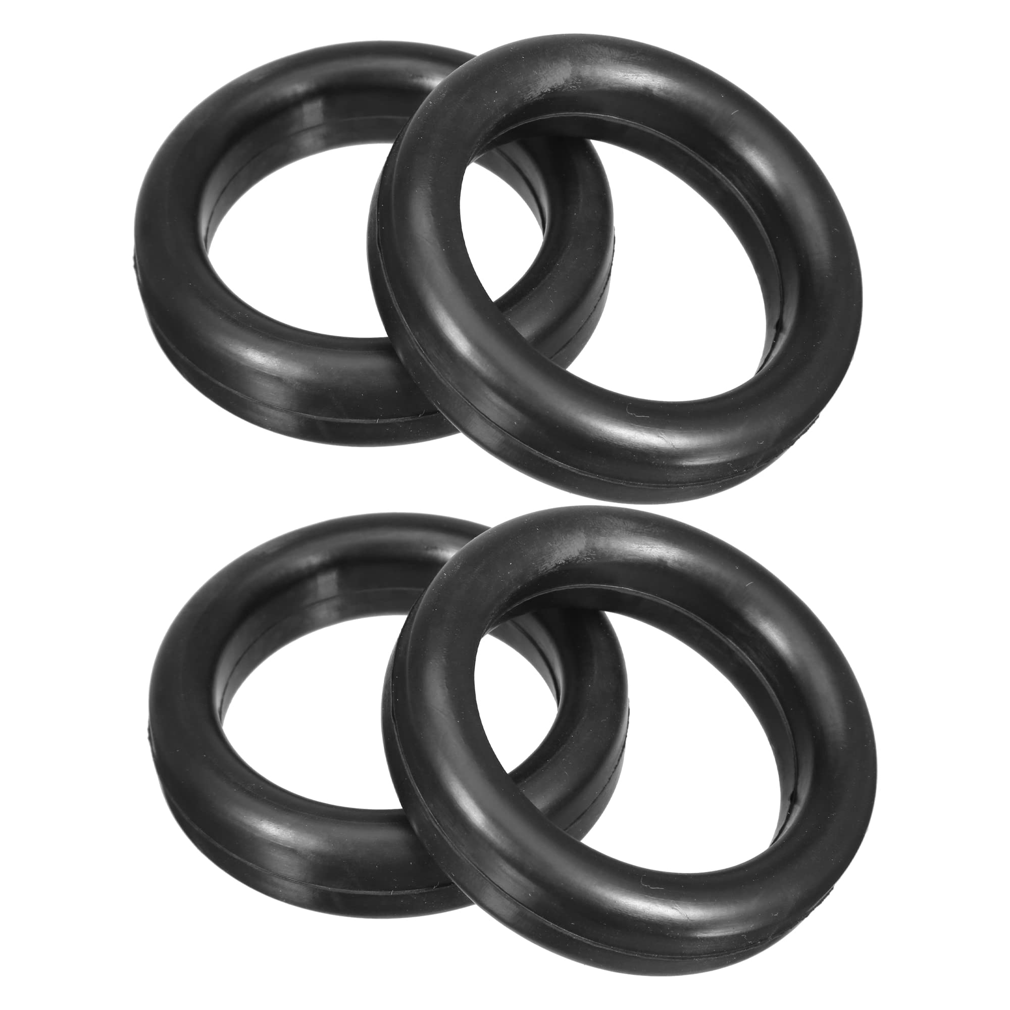 

uxcell O Ring 70mm Universal Muffler Exhaust Hanger Bushing Rubber Mounting Bracket Insulator Tail Pipe Hanger Bushing Kit Support 4pcs чёрный