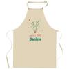 Kitchen Apron - Planetee - Merry Christmas Pattern - Durable Cotton - Printed In France